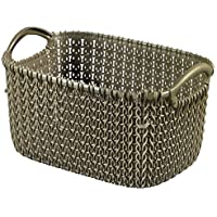 Curver 230008 Rectangular- Marrón Topo- 22.8x15.3x11.7 cm